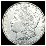 1893 Silver Morgan Dollar CLOSELY UNCIRCULATED