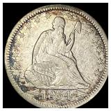 1854 Arrows Seated Liberty Quarter ABOUT UNCIRCULA