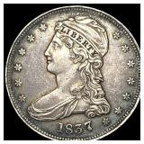 1837 Capped Bust Half Dollar NEARLY UNCIRCULATED