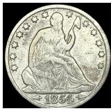 1854-O Silver Half Dollar LIGHTLY CIRCULATED