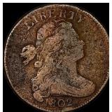 1802 Draped Bust Large Cent LIGHTLY CIRCULATED