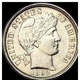 1892 Silver Barber Dime UNCIRCULATED