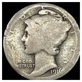 1916 Mercury Dime NICELY CIRCULATED