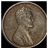 1914-D Lincoln Wheat Cent ABOUT UNCIRCULATED