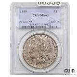 1899 Morgan Silver Dollar PCGS MS63