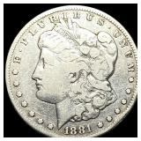 1881-CC Silver Morgan Dollar LIGHTLY CIRCULATED