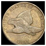 1857 Flying Eagle Cent LIGHTLY CIRCULATED
