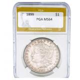 1899 Morgan Silver Dollar PGA MS64
