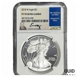 2018-W Silver Eagle NGC PF70 Ultra Cameo