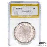 1900-S Morgan Silver Dollar PGA MS66