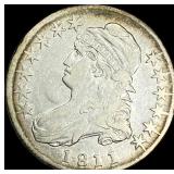 1811 Capped Bust Dime NEARLY UNCIRCULATED