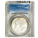 1885-O Morgan Silver Dollar PCGS MS65