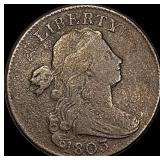 1803 Draped Bust Large Cent ABOUT UNCIRCULATED