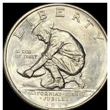 1925-S Silver California Diamond Jubilee Half Doll