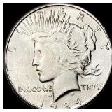 1924-S Silver Peace Dollar UNCIRCULATED