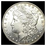 1891-S Morgan Silver Dollar CHOICE BU