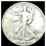 1921-D Silver Walking Liberty Half Dollar LIGHTLY