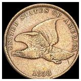 1858 Flying Eagle Cent CLOSELY UNCIRCULATED
