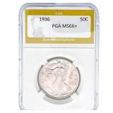 1936 Walking Liberty Half Dollar PGA MS66+
