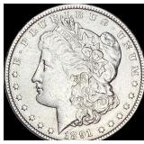 1891-S Silver Morgan Dollar CLOSELY UNCIRCULATED