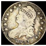 1822 Capped Bust Half Dollar LIGHTLY CIRCULATED