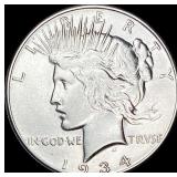 1934 Silver Peace Dollar CLOSELY UNCIRCULATED