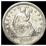 1856 Seated Liberty Quarter ABOUT UNCIRCULATED
