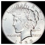 1935 Silver Peace Dollar UNCIRCULATED