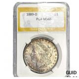 1889-O Morgan Silver Dollar PGA MS66