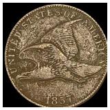 1857 Copper-Nickel Flying Eagle Cent HIGH GRADE