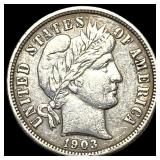 1903-O Silver Barber Dime CLOSELY UNCIRCULATED