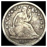 1840 Seated Liberty Dime LIGHTLY CIRCULATED