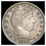 1893 Silver Barber Quarter UNCIRCULATED