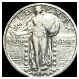 1929-S Silver Standing Liberty Quarter ABOUT  UNC