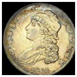 1834 Capped Bust Half Dollar 50C CHOICE AU