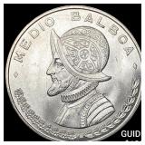 1906 India Silver Rupee UNCIRCULATED