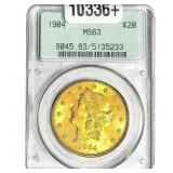 1904 $20 Gold Double Eagle PCGS MS63