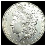 1901-S Silver Morgan Dollar CHOICE AU