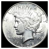 1928 Silver Peace Dollar UNCIRCULATED
