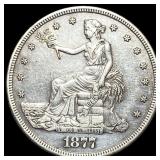 1877-S Silver Trade Dollar NEARLY UNCIRCULATED