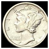 1919-S Silver Mercury Dime CLOSELY UNCIRCULATED