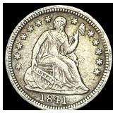 1841-O Silver Half Dime CLOSELY UNCIRCULATED