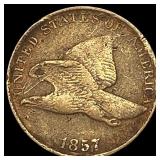 1857 Flying Eagle Cent NEARLY UNCIRCULATED