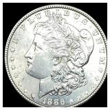 1886 Morgan Silver Dollar CLOSELY UNCIRCULATED