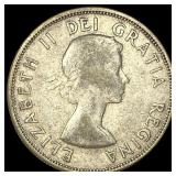 1957 Canada Silver 50 Cents CLOSELY UNCIRCULATED