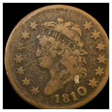 1810 Classic Head Large Cent LIGHTLY  CIRCULATED