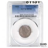 1888 Liberty Victory Nickel PCGS AU55