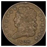 1828 Classic Head Half Cent LIGHTLY CIRCULATED