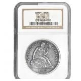 1872 Seated Liberty Dollar NGC XF45