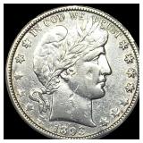 1893-O Silver Barber Half Dollar CLOSELY UNCIRCULA
